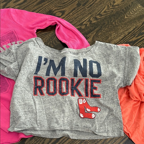 PINK Victoria's Secret & Aero Tees - Pink, Gray, and Orange - Picture 6 of 16